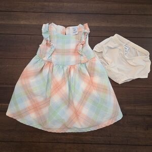 NWOT 6 Month Baby Girl Easter Dress Matching Family Carters
